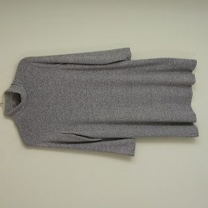 AEO Gray Mock neck long sleeve soft Knit pullover Tunic Dress  sz: M